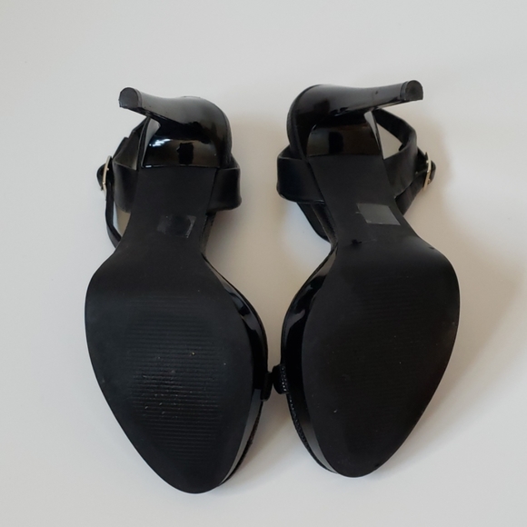 RIVER ISLAND BLACK HIGH HEEL US SIZE 6 - 6.5 - Picture 6 of 6